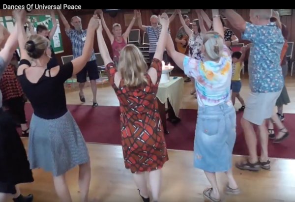 Universal Peace dancers in action